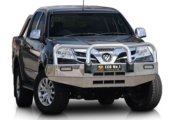 Bull Bar Alloy E02 Polished Fully Equipped