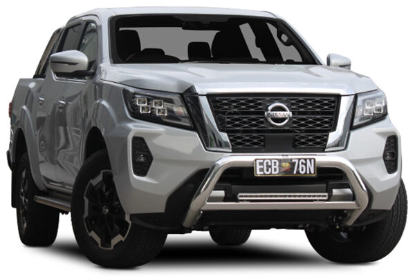 Nissan Navara ECB Alloy Low Loop Nudge Black