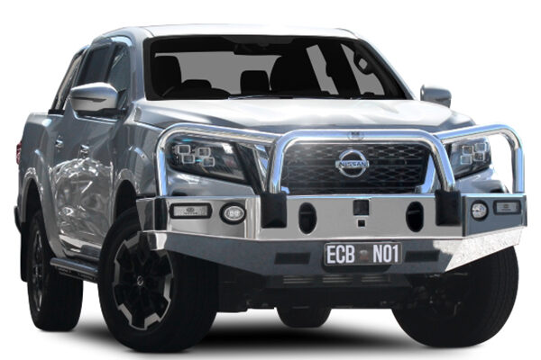 Nissan Navara ECB Alloy Bull Bar for winch