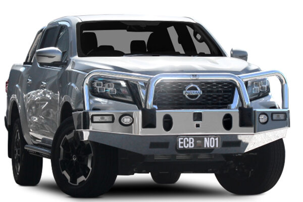 Nissan Navara ECB Alloy Bull Bar for winch